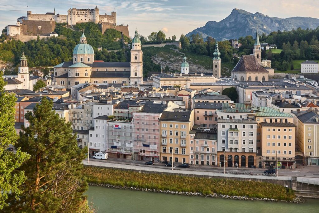 Blick auf die Festung Salzburg