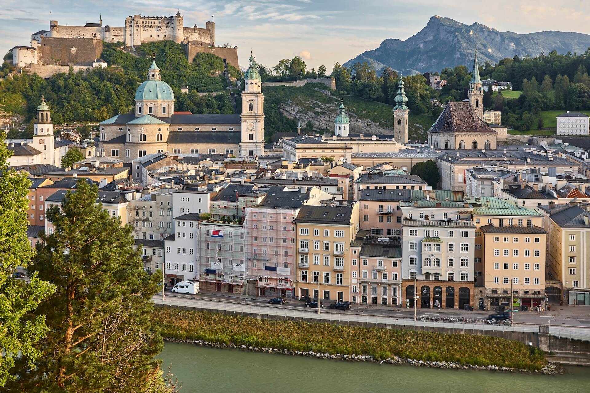Blick auf die Festung Salzburg
